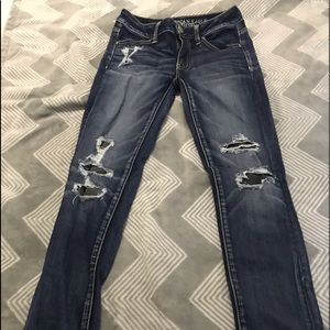 American Eagle Distressed Jeans.